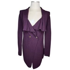CAbi Regal Cardigan in Mulberry #3350 Medium